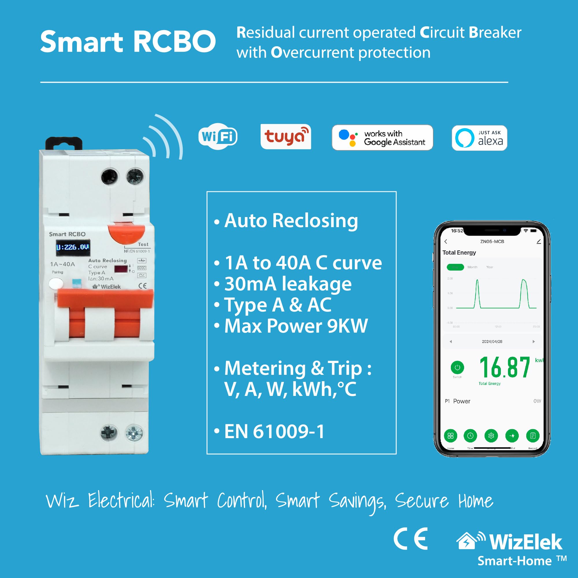 Connected RCBO 1–40 A Wi-Fi (v5) — photo 4